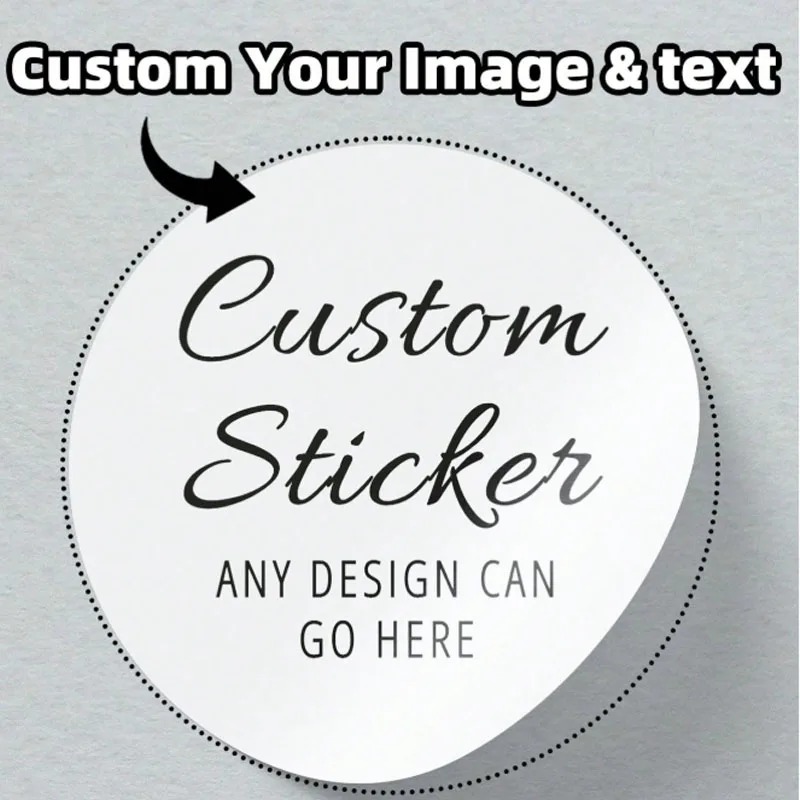 Label Sticker Round - Özel Yuvarlak Etiketler, Kişiselleştirilmiş Etiketler, Etiketler