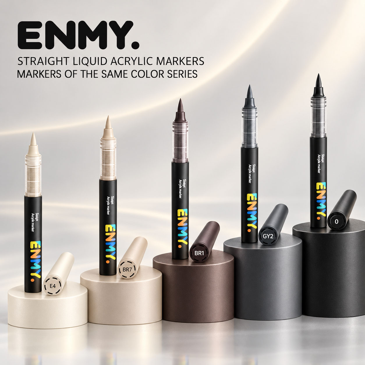 Copic Marker Sketch - ENMY 8 adet Akrilik Kalem Seti,